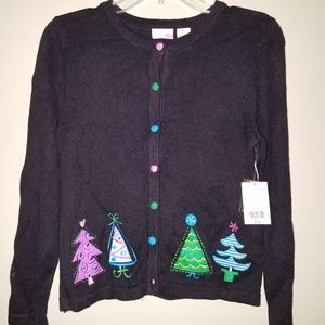 Christmas Holiday  Button Cardigan Sweater